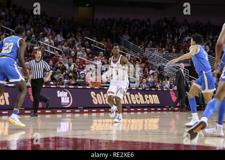 Los Angeles, CA, USA. 19th Jan, 2019. during the UCLA Bruins vs USC Trojans at Galen Center on January 19, 2019. (Photo by Jevone Moore) Credit: csm/Alamy Live News Stock Photo