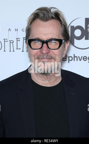 Las Vegas, NV, USA. 19th Jan, 2019. 19 January 2019 - Las Vegas, NV - Gary Oldman. Criss Angel celebrates the official grand opening of MINDFREAK at Planet Hollywood Resort & Casino. Photo Credit: MJT/AdMedia Credit: Mjt/AdMedia/ZUMA Wire/Alamy Live News Stock Photo