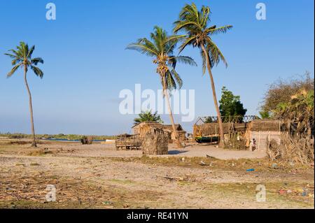 Fishing village, Morondava, Madagascar, Africa Stock Photo