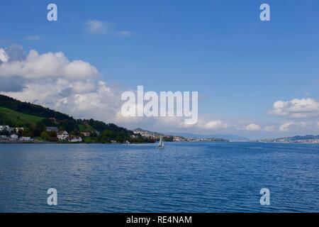 Lake Zürich, Zürich, Switzerland Stock Photo