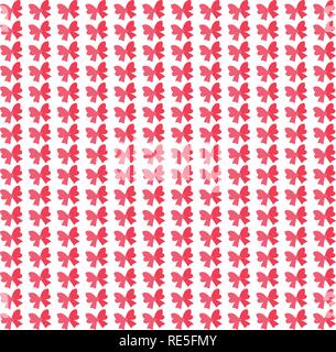 Elegant Bows Ribbons Pattern Vector Illustration Design Stock Vector 