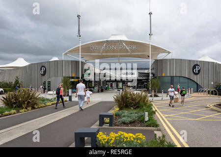 Entrance to Dalton Park Outlet Shopping Centre, Seaham, County Durham ...