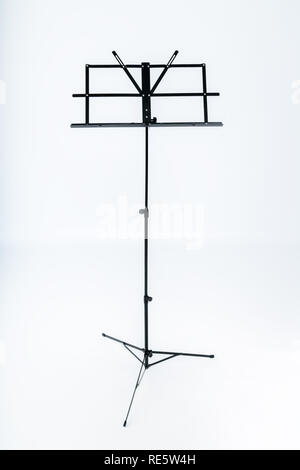 Folding Music Stand isolated on white background Stock Photo