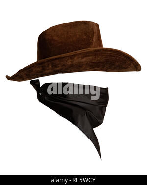 Hat and bandanna Stock Photo