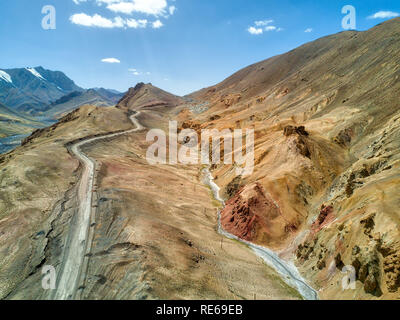 Along the Pamir Highway, taken in Tajikistan in August 2018 taken in hdr Stock Photo