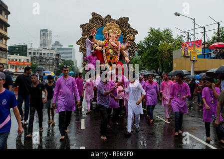 Ganapati Festival, Mumbai Stock Photo