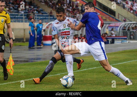 PR - Curitiba - 20/01/2019 - Paranaense 2019, Paran x Oper - Fernando Timb [Parana Clube player during match against the Operario at the Vila Capanema stadium for the State Championship 2019. Photo: Gabriel Machado / AGIF Stock Photo