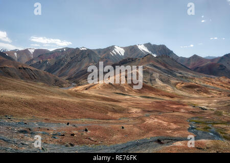 Along the Pamir Highway, taken in Tajikistan in August 2018 taken in hdr Stock Photo