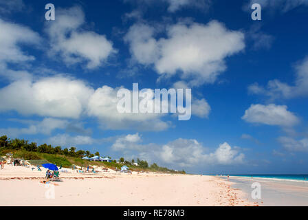 Pink Sand Beach. Dunmore Town, Harbour Island, Eleuthera. Bahamas Stock Photo