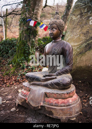 St Nectans Glen, Cornwall UK. Stock Photo