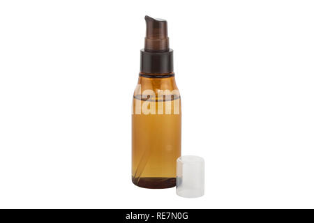 Cosmetic container of spray bottle isolated on white background Stock Photo