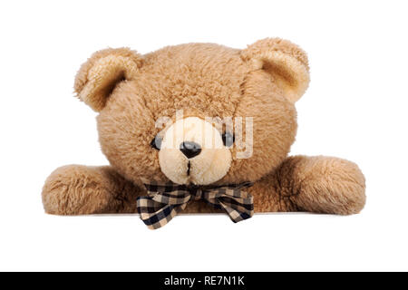 teddy bear isolated on white background Stock Photo