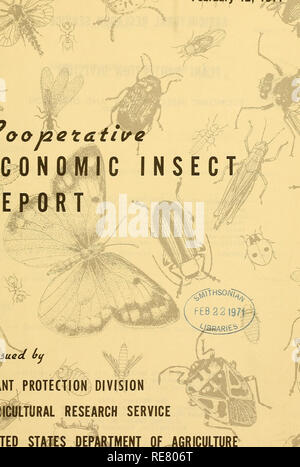 *Cooperative Economic Insect Report* (1971) documents insect activity ...
