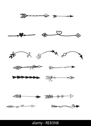 Tribal doodle hand drawn vector Stock Vector