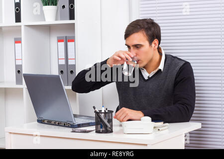 Refreshment at work Stock Photo