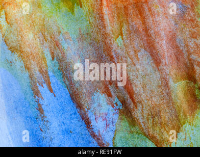 Abstract image with spots and paint strokes. Stock Photo