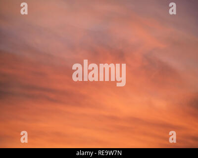 Red evening skies Stock Photo