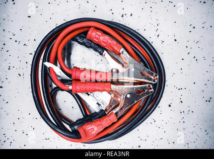 new jumper cables Stock Photo