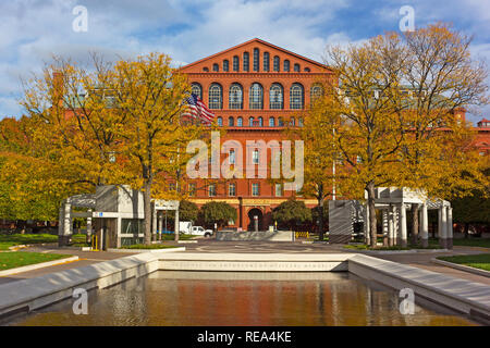 National Law Enforcement Officers Memorial and National Building Museum in close proximity to each other. Stock Photo