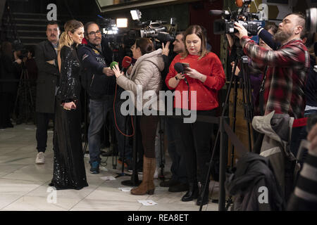 Actress Blanca Suarez attends 'Tiempo Despues (Time After)' film premiere held at Capitol Cinema  Featuring: Blanca Suarez Where: Madrid, Spain When: 20 Dec 2018 Credit: Oscar Gonzalez/WENN.com Stock Photo