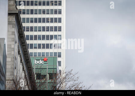 Signage with logo at headquarters of venture capital investment firm ...