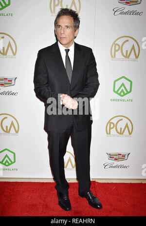 Beverly Hills, California, USA. 19th January, 2019. Ben Stiller attends the 30th Annual Producers Guild Awards at The Beverly Hilton Hotel on January 19, 2019 in Beverly Hills, California. Credit: Jeffrey Mayer/Alamy Live News Stock Photo
