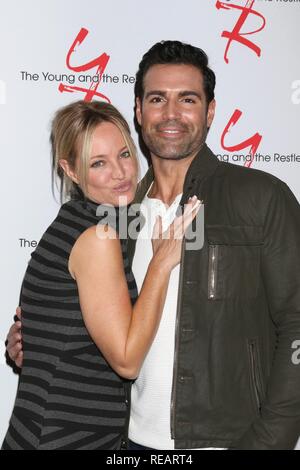 Los Angeles, CA, USA. 17th Jan, 2019. Sharon Case, Jordi Vilasuso at arrivals for THE YOUNG AND THE RESTLESS Celebrates 30 Years as TV's #1 Daytime Drama, CBS Television City, Los Angeles, CA January 17, 2019. Credit: Priscilla Grant/Everett Collection/Alamy Live News Stock Photo