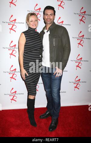 Los Angeles, CA, USA. 17th Jan, 2019. Sharon Case, Jordi Vilasuso at arrivals for THE YOUNG AND THE RESTLESS Celebrates 30 Years as TV's #1 Daytime Drama, CBS Television City, Los Angeles, CA January 17, 2019. Credit: Priscilla Grant/Everett Collection/Alamy Live News Stock Photo