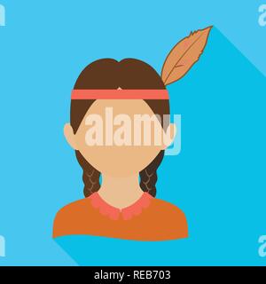 indian,american,woman,headdress,feather,native,cherokee,indigenous,national,costume,nation,race,identity,user,avatar,character,imitator,resident,person,culture,set,vector,icon,illustration,isolated,collection,design,element,graphic,sign,flat,shadow, Vector Vectors , Stock Vector