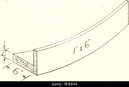 . Concrete silos... r Half round ..^:)toi/e Bo/to For the top section of the wall (last filling of the forms) the inner and outer forms are brought up to the line of the top of the completed wall. The forms are then filled to within one foot of the top, the outer form removed, and brackets attached. (If the stove bolts are already in place the form need not be removed to attach the brackets). The mold box will then be put in place. The cor- nice will be concreted at the same time as the roof, as will be ex- plained later. Roof Framing:—The roof framing may consist of two-by-fours or similar ma Stock Photo