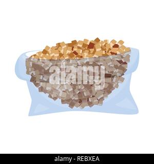 piece,granulated,brown,jaggery,plastic,sack,powder,capacity,carbohydrate,diabetes,sugarcane,cane,sugar,field,plant,plantation,farm,agriculture,sucrose,technology,set,vector,icon,illustration,isolated,collection,design,element,graphic,sign,cartoon,color, Vector Vectors , Stock Vector