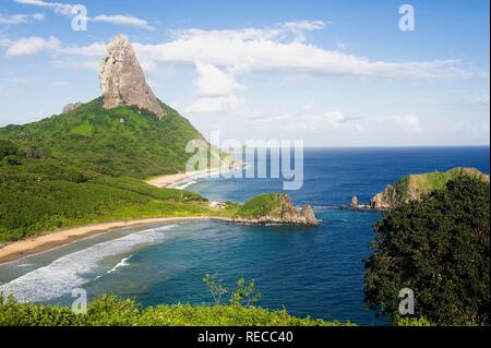 Morro do Pico, Fernando de Noronha National Marine Sanctuary, Pernambuco, Brazil, South America Stock Photo