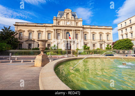 Prefecture of Herault department building in Montpellier city, France Stock Photo