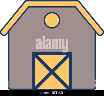 Barn Vector Icon Sign Icon Vector Illustration For Personal And Commercial Use... Clean Look Trendy Icon... Stock Vector