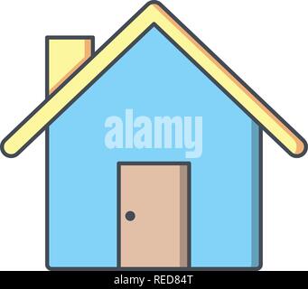 House Vector Icon Sign Icon Vector Illustration For Personal And Commercial Use... Clean Look Trendy Icon... Stock Vector
