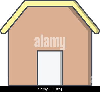 Barn Vector Icon Sign Icon Vector Illustration For Personal And Commercial Use... Clean Look Trendy Icon... Stock Vector