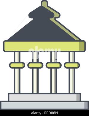Veranda Vector Icon Sign Icon Vector Illustration For Personal And Commercial Use... Clean Look Trendy Icon... Stock Vector