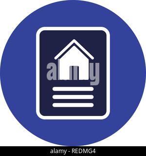 House Document Vector Icon Sign Icon Vector Illustration For Personal And Commercial Use... Clean Look Trendy Icon... Stock Vector