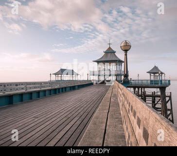 Clevedon Pier, near Bristol, England, UK Stock Photo