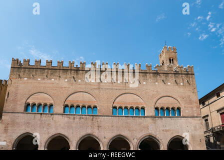 The majestic Palazzo dell'Arengo in Piazza Cavour. Rimini Stock Photo