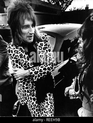 Stewart Rod &FACES London 1971- london, Great Britain - 1971,  (Photo Gijsbert Hanekroot) *** Local Caption *** Stewart Rod &FACES London 1971- ron wood Stewart Rod FACES Stock Photo