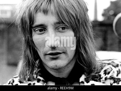 Stewart Rod &FACES London 1971- london, Great Britain - 1971,  (Photo Gijsbert Hanekroot) *** Local Caption *** Stewart Rod &FACES London 1971- ron wood Stewart Rod FACES Stock Photo