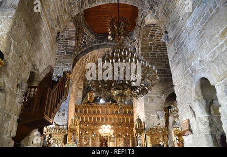 The ceiling in church of St. Lazarus in Larnaca, Cyprus Stock Photo