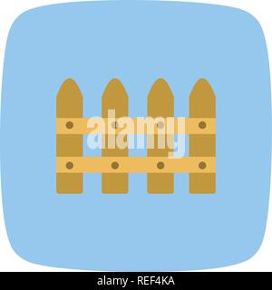 Fence Vector Icon Sign Icon Vector Illustration For Personal And Commercial Use... Clean Look Trendy Icon... Stock Vector