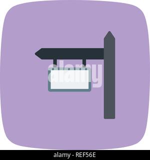 Sign Board Vector Icon Sign Icon Vector Illustration For Personal And Commercial Use... Clean Look Trendy Icon... Stock Vector