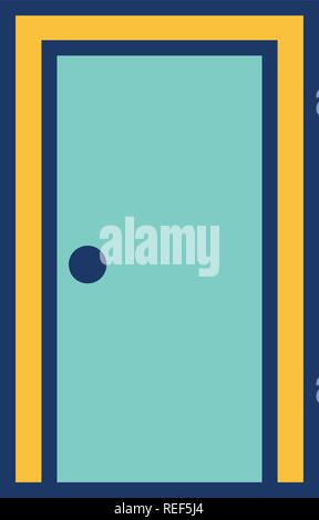 Door Vector Icon Sign Icon Vector Illustration For Personal And Commercial Use... Clean Look Trendy Icon... Stock Vector