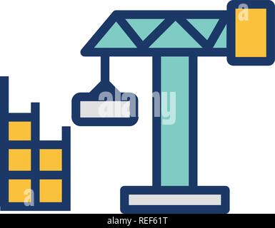 Construction house Vector Icon Sign Icon Vector Illustration For Personal And Commercial Use... Clean Look Trendy Icon... Stock Vector