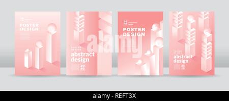 The abstract colorful background. It can be used for posters, cards, flyers, brochures, magazines and any kind of cover Stock Vector