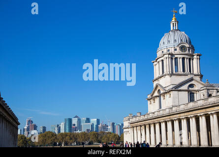 Old Royal Naval College, Greenwich, London Stock Photo