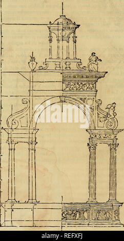 . Varia commensuracion para la escultura y arquitectura. Proportion (Art); Geometrical drawing; Anatomy, Artistic; Animals; Architecture. 96S LIBRO QUARTO. s. Es.. Please note that these images are extracted from scanned page images that may have been digitally enhanced for readability - coloration and appearance of these illustrations may not perfectly resemble the original work.. Arfe y Villafañe, Juan de, 1535-1603; Enguera, Pedro, d. 1735; Escribano, Miguel. Madrid : En la Imprenta de Miguél Escribano, calle Angosta de San Bernardo Stock Photo